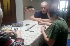 Дом престарелых Алматы на Выборгской играем в домино