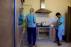 обед в доме престарелых